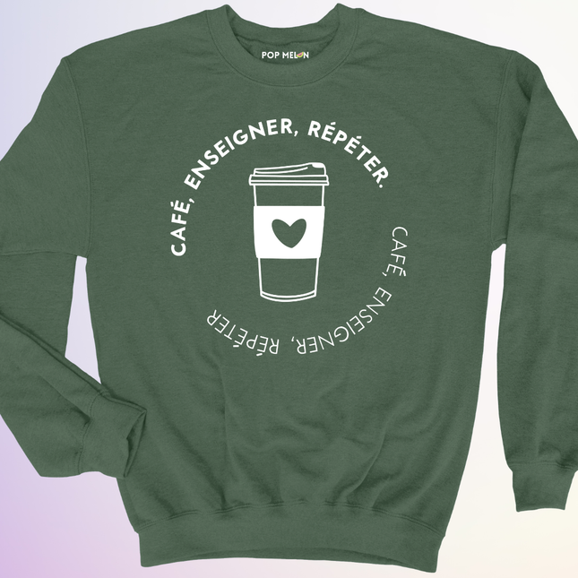 CREWNECK / CAFE ENSEIGNER REPETER