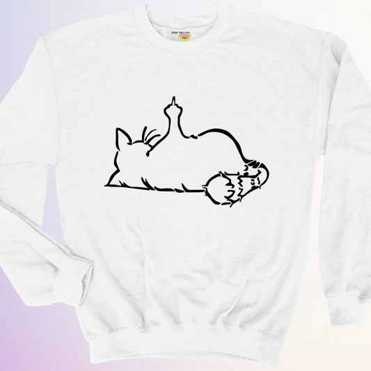 CREWNECK / CAT FINGER