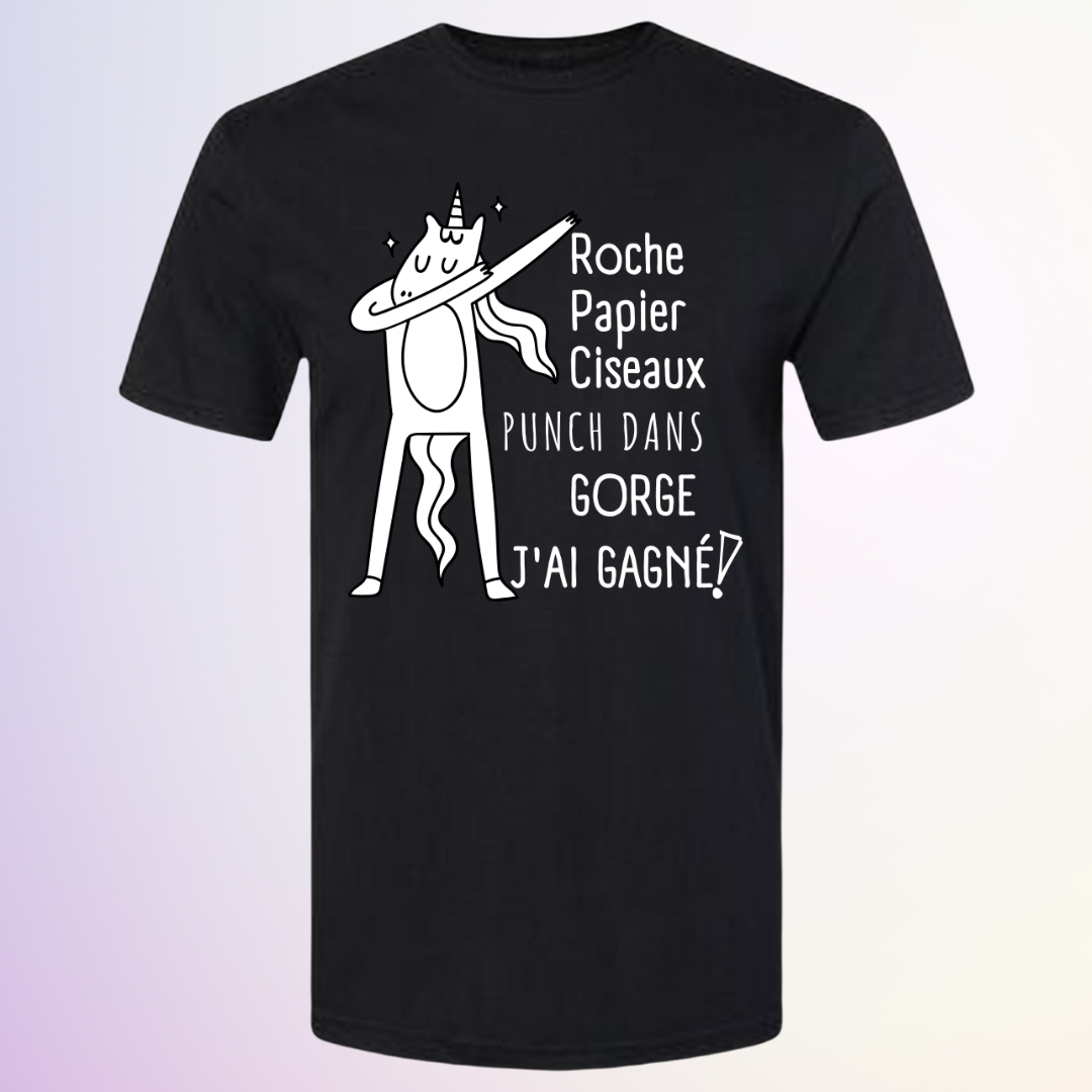 T-SHIRT / ROCHE PAPIER CISEAUX PUNCH