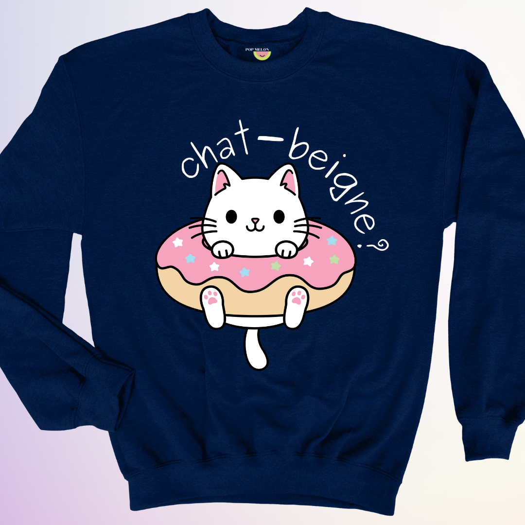 CREWNECK / CHAT-BEIGNE?