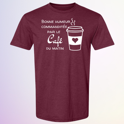 T-SHIRT / COMMANDITÉE PAR LE CAFÉ