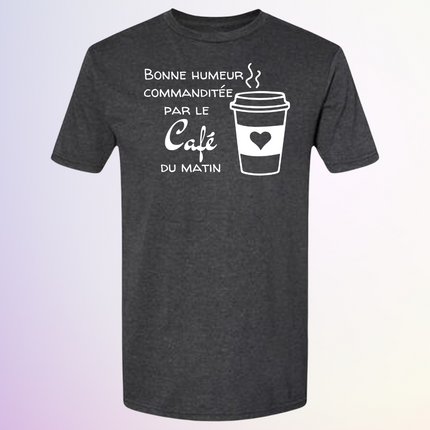 T-SHIRT / COMMANDITÉE PAR LE CAFÉ