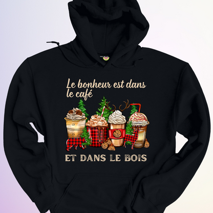 HOODIE / LE BONHEUR EST DANS LE BOIS