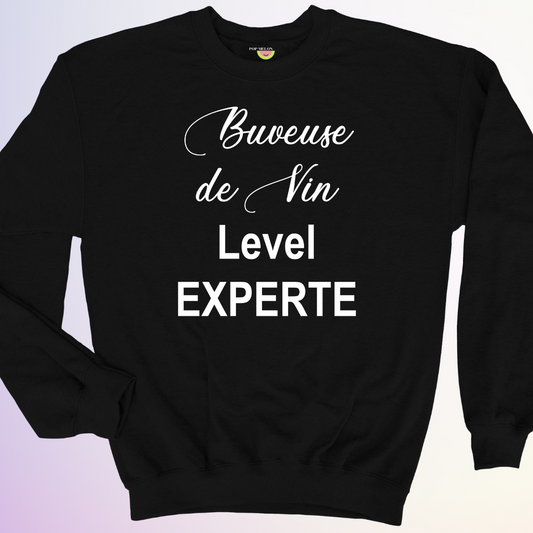 CREWNECK / BUVEUSE DE VIN LEVEL EXPERTE