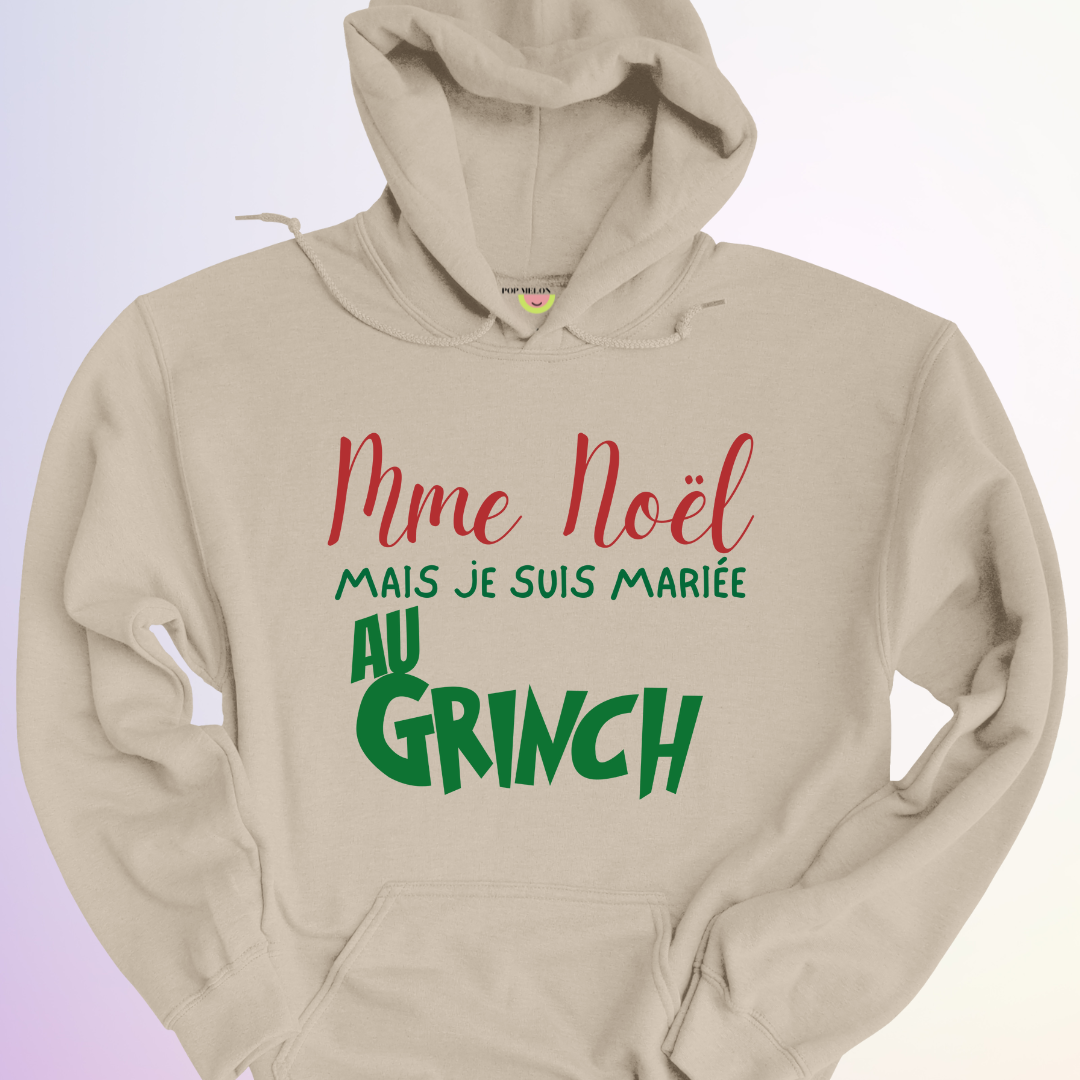 HOODIE / MARIÉE AU GRINCH