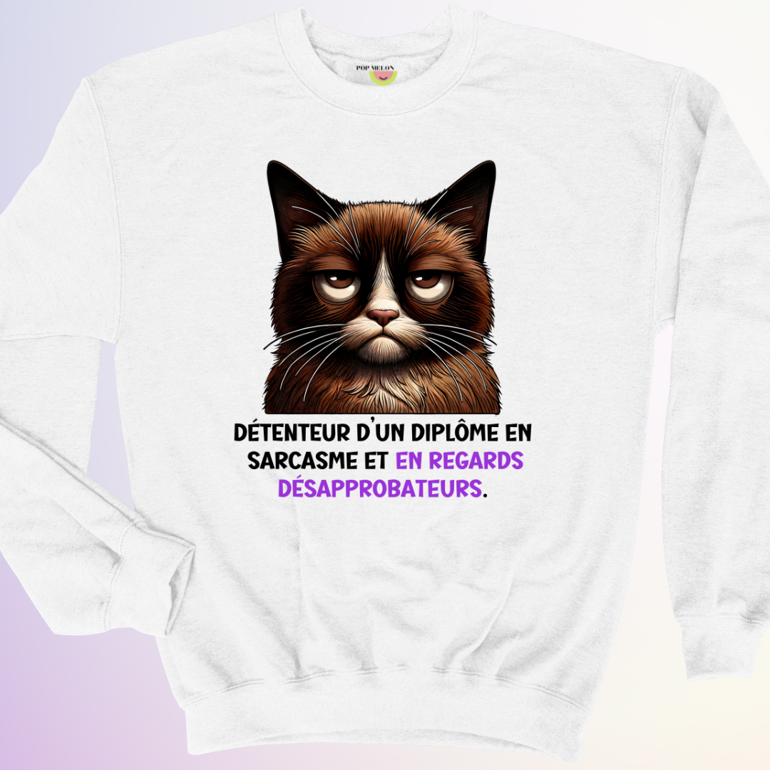 CREWNECK / DIPLOME EN SARCASME