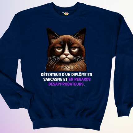 CREWNECK / DIPLOME EN SARCASME