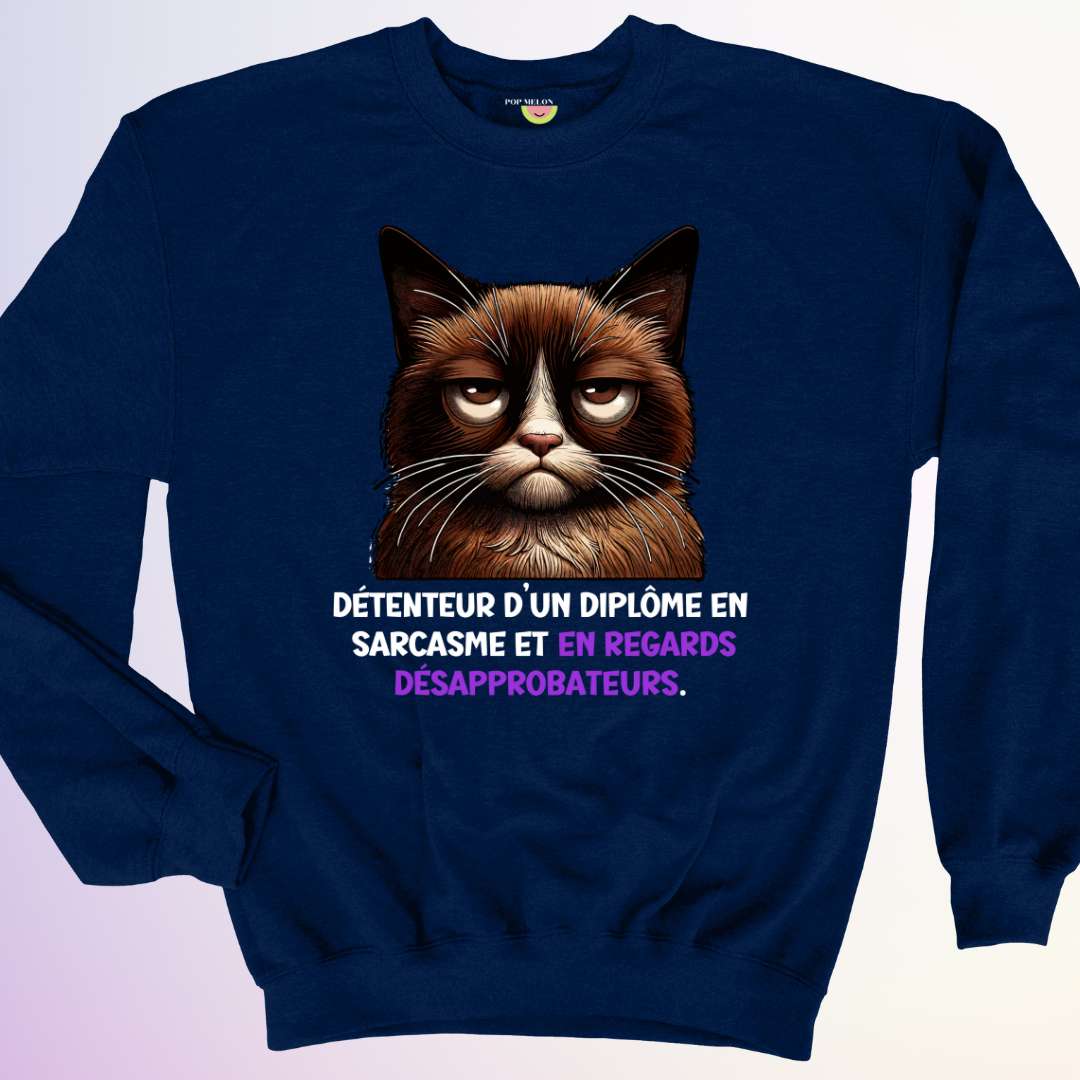 CREWNECK / DIPLOME EN SARCASME