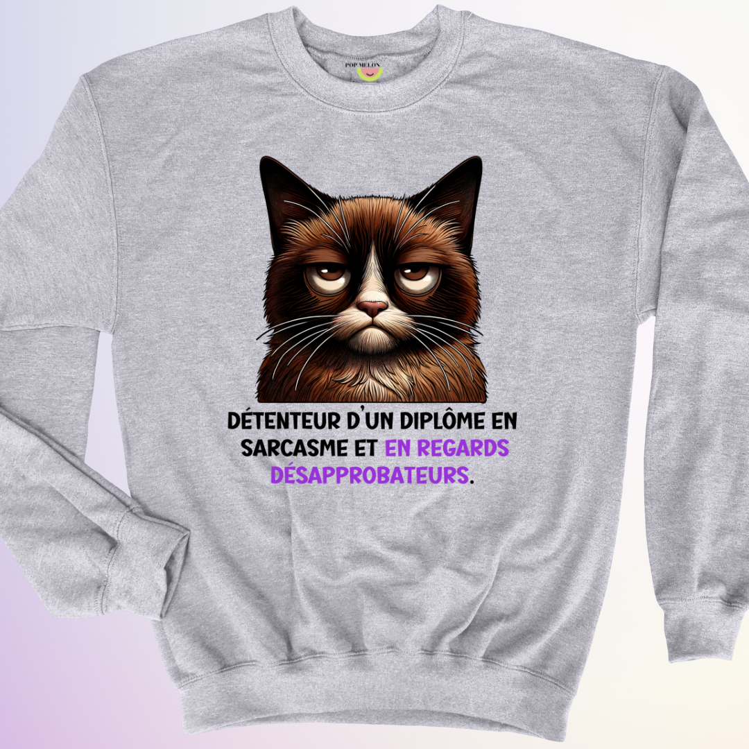 CREWNECK / DIPLOME EN SARCASME