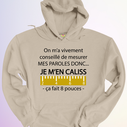 HOODIE / MESURER MES PAROLES