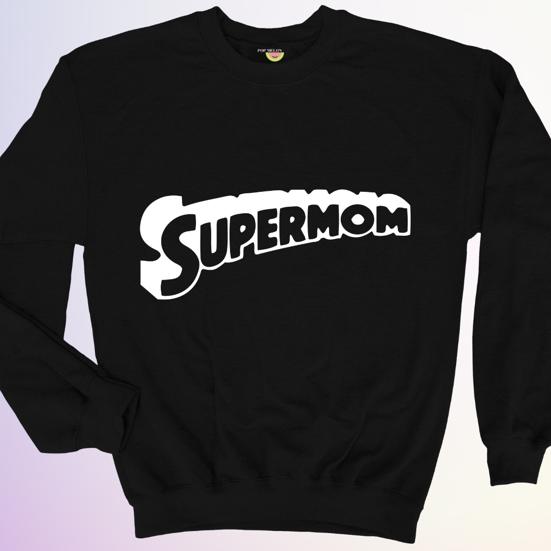 CREWNECK / SUPERMOM COURBE