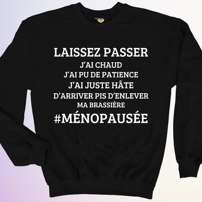 CREWNECK / LAISSEZ PASSER