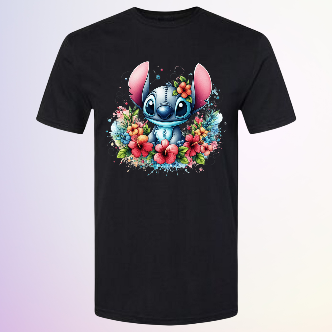 T-SHIRT / STITCH FLORAL