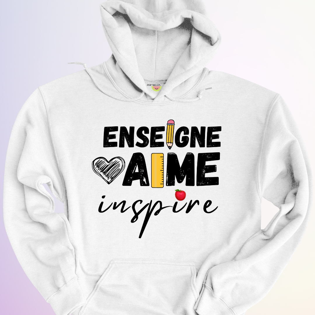 HOODIE / ENSEIGNE AIME INSPIRE