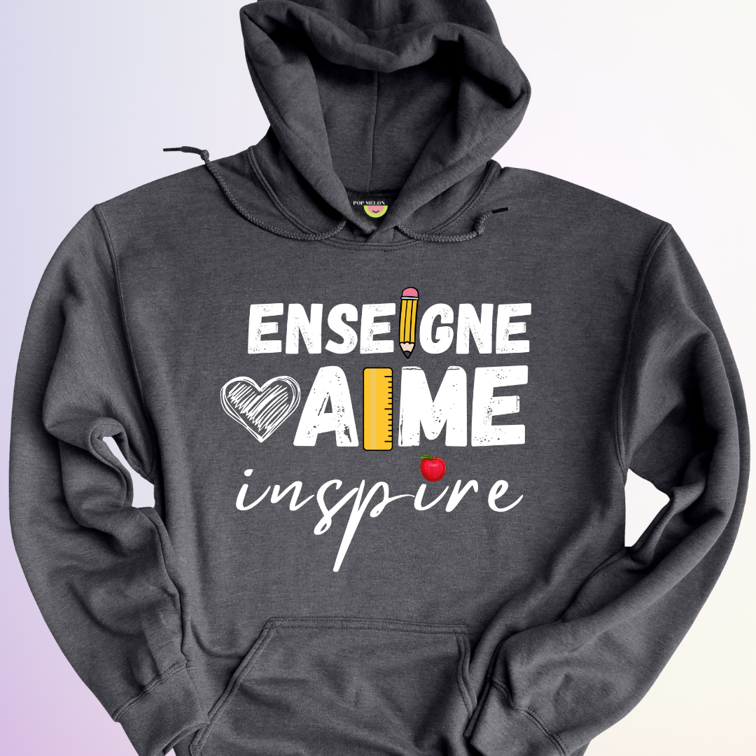 HOODIE / ENSEIGNE AIME INSPIRE