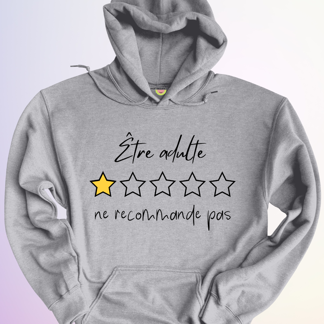 HOODIE / ÊTRE ADULTE