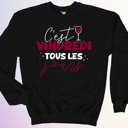 CREWNECK / VINDREDI TOUS LES JOURS