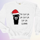 CREWNECK / FA-LA-LA LLAMA