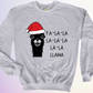 CREWNECK / FA-LA-LA LLAMA