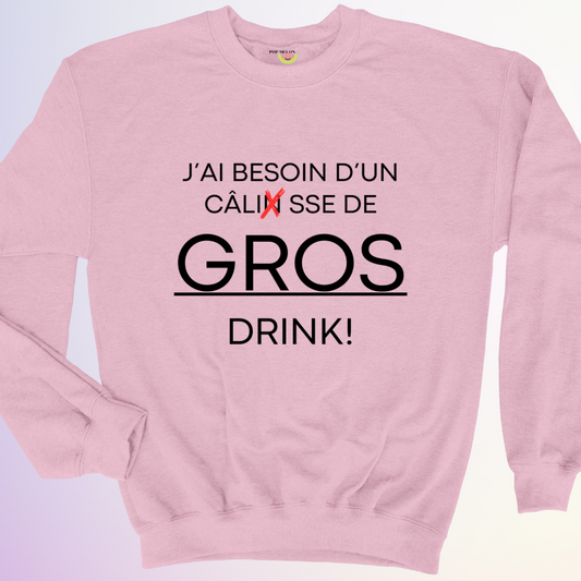 CREWNECK / GROS DRINK