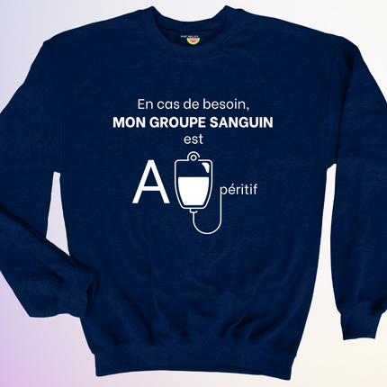 CREWNECK / GROUPE SANGUIN