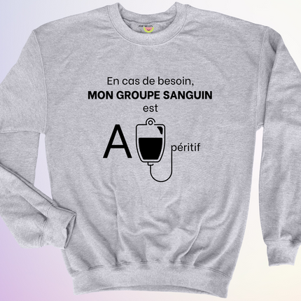 CREWNECK / GROUPE SANGUIN
