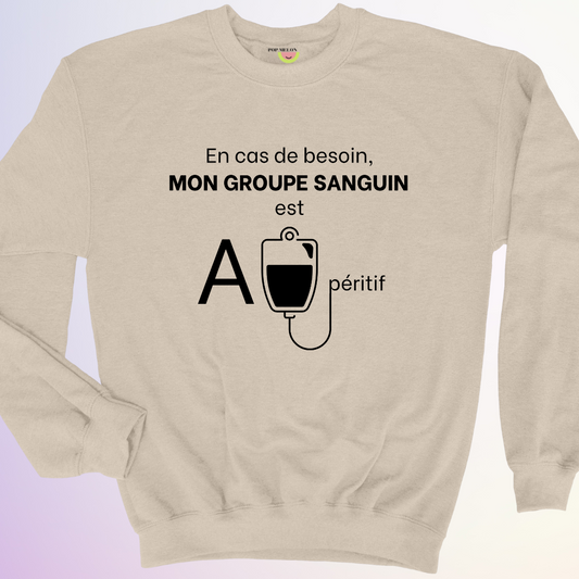 CREWNECK / GROUPE SANGUIN