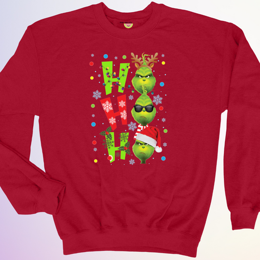 CREWNECK / HO HO HO GRINCH