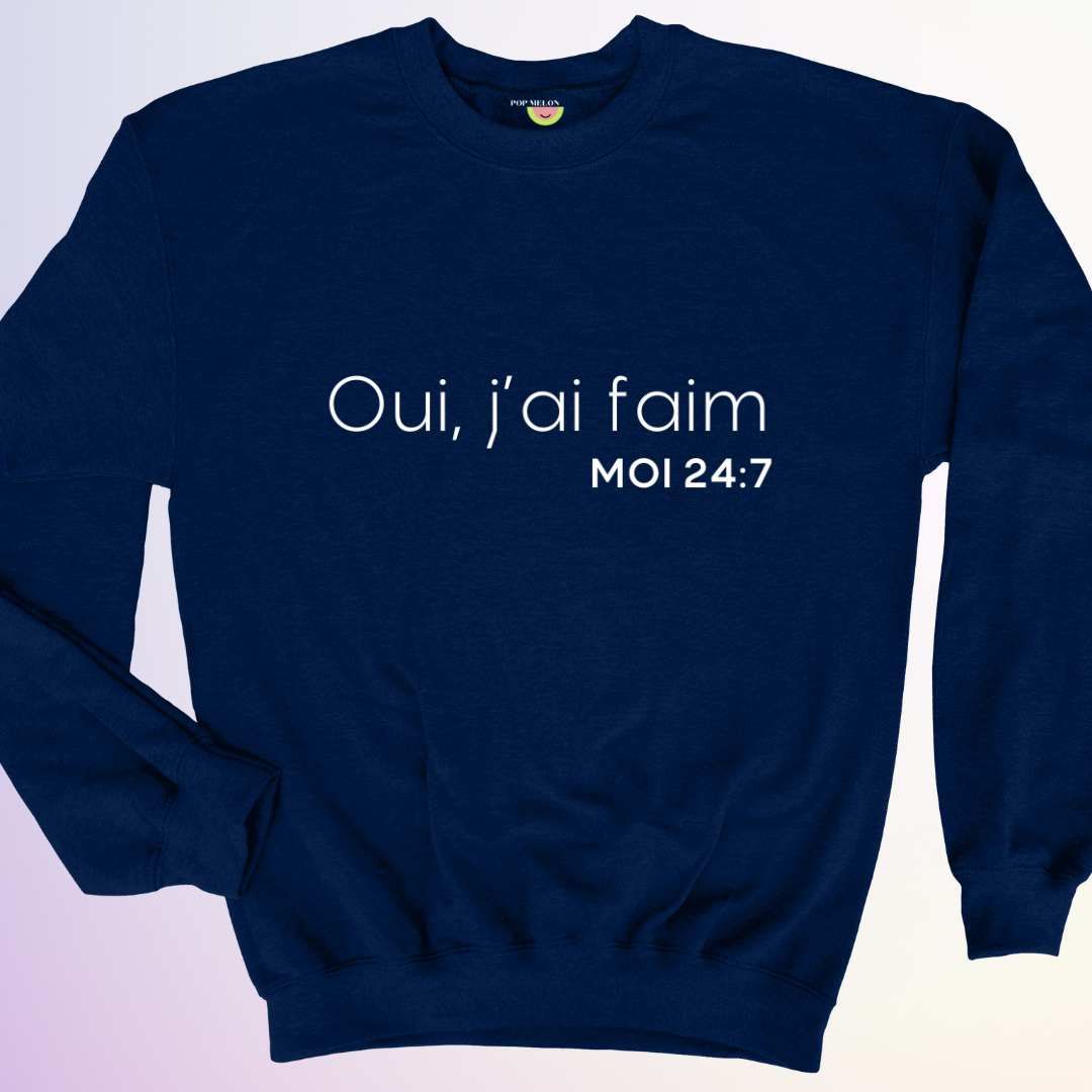 CREWNECK / J'AI FAIM 24:7