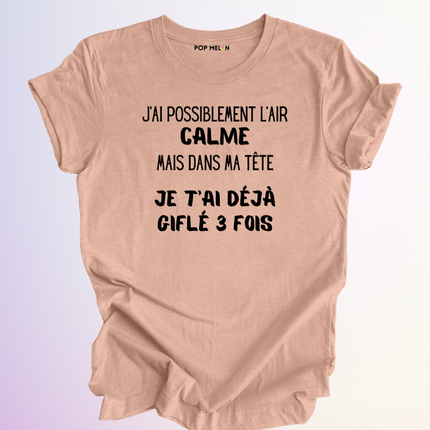 T-SHIRT / J'AI L'AIR CALME