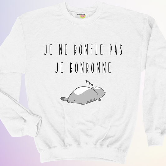 CREWNECK / JE RONRONNE