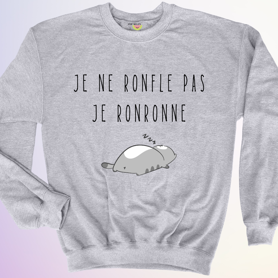 CREWNECK / JE RONRONNE