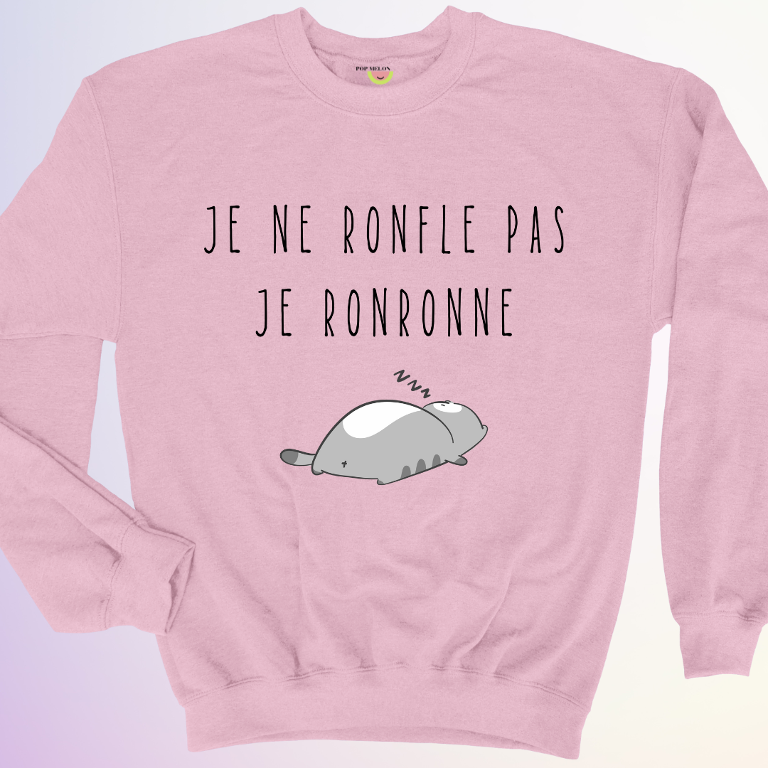 CREWNECK / JE RONRONNE