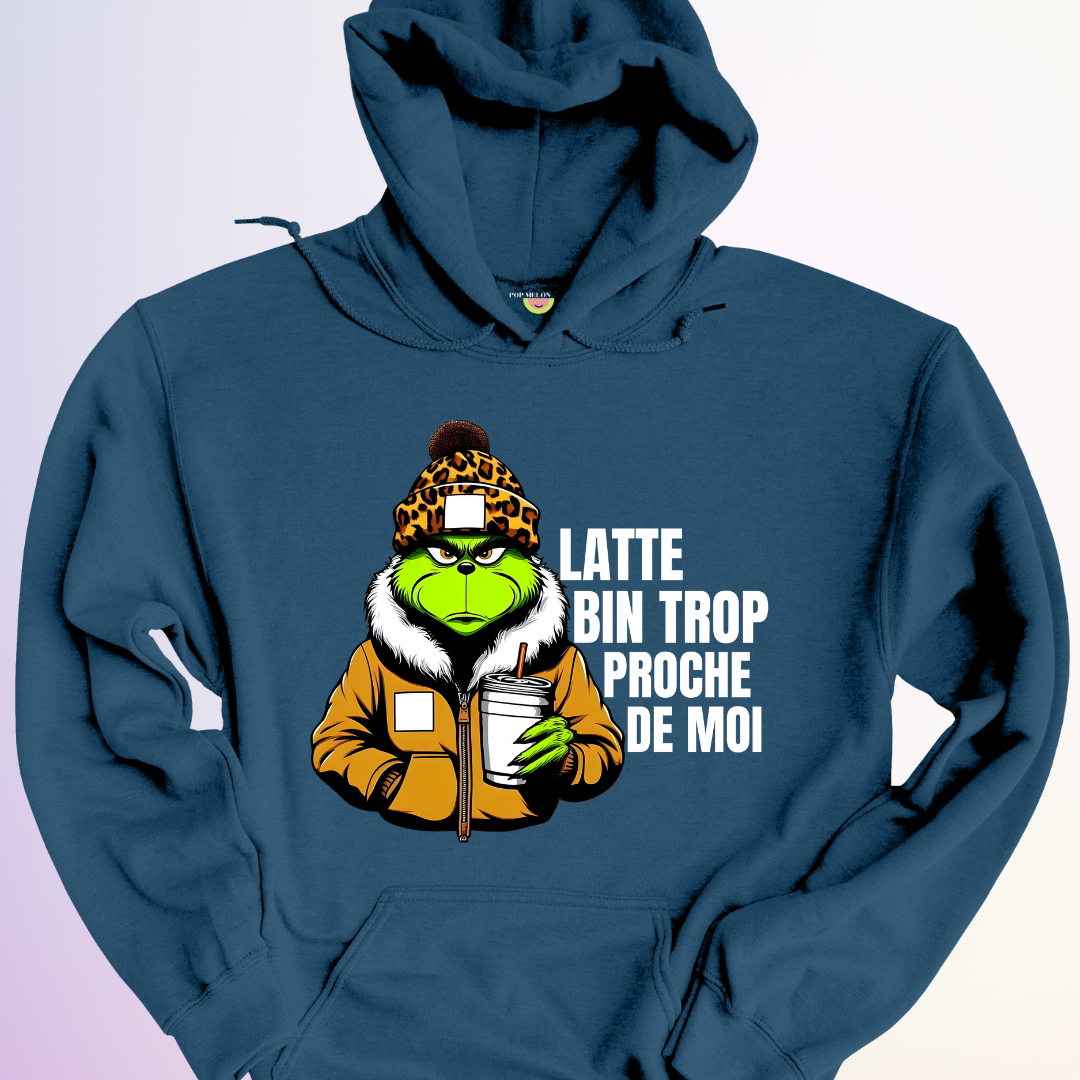 HOODIE / LATTE BIN TROP PROCHE