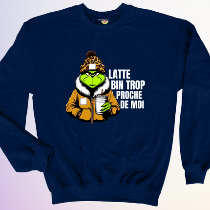 CREWNECK / LATTE BIN TROP PROCHE