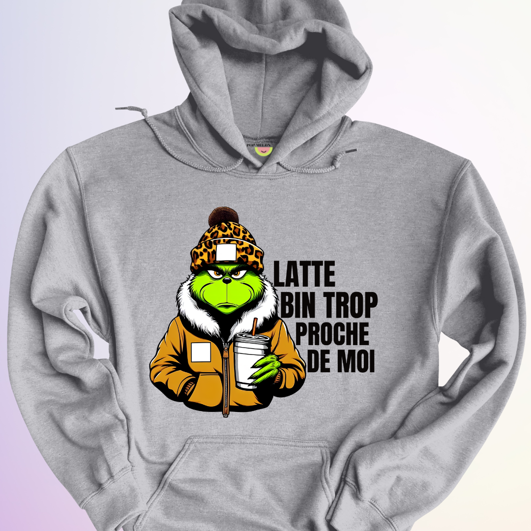 HOODIE / LATTE BIN TROP PROCHE