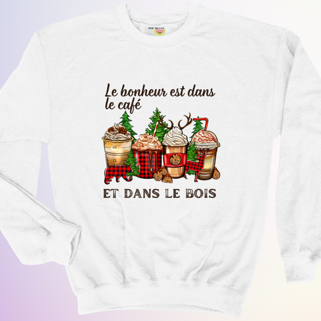 CREWNECK / LE BONHEUR EST DANS LE BOIS