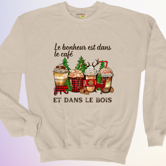 CREWNECK / LE BONHEUR EST DANS LE BOIS