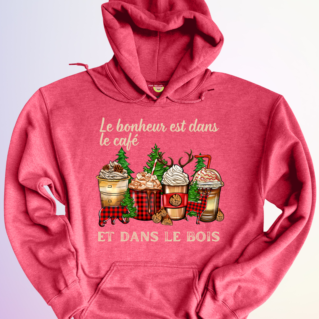 HOODIE / LE BONHEUR EST DANS LE BOIS