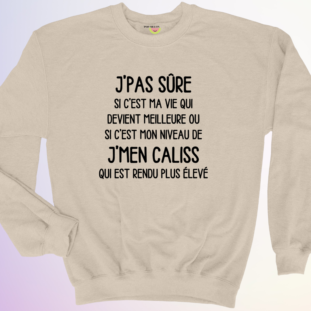 CREWNECK / MA VIE DEVIENT MEILLEURE