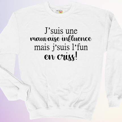 CREWNECK / MAUVAISE INFLUENCE