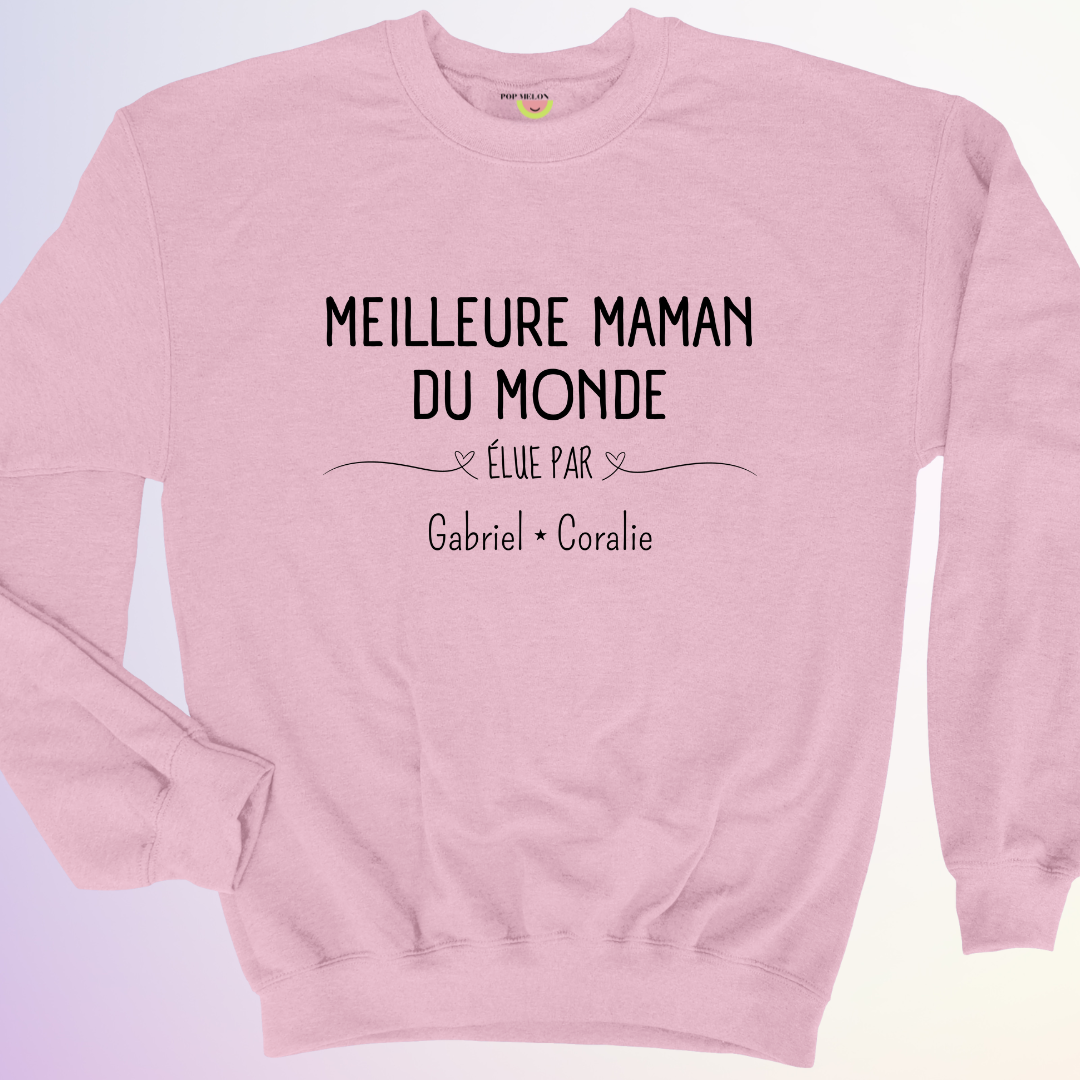 CREWNECK / MEILLEUR (E) DU MONDE