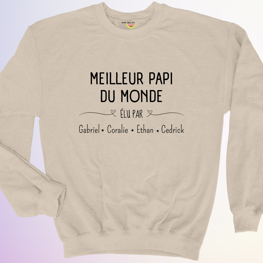 CREWNECK / MEILLEUR (E) DU MONDE