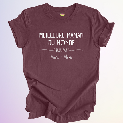 T-SHIRT / MEILLEUR (E) DU MONDE