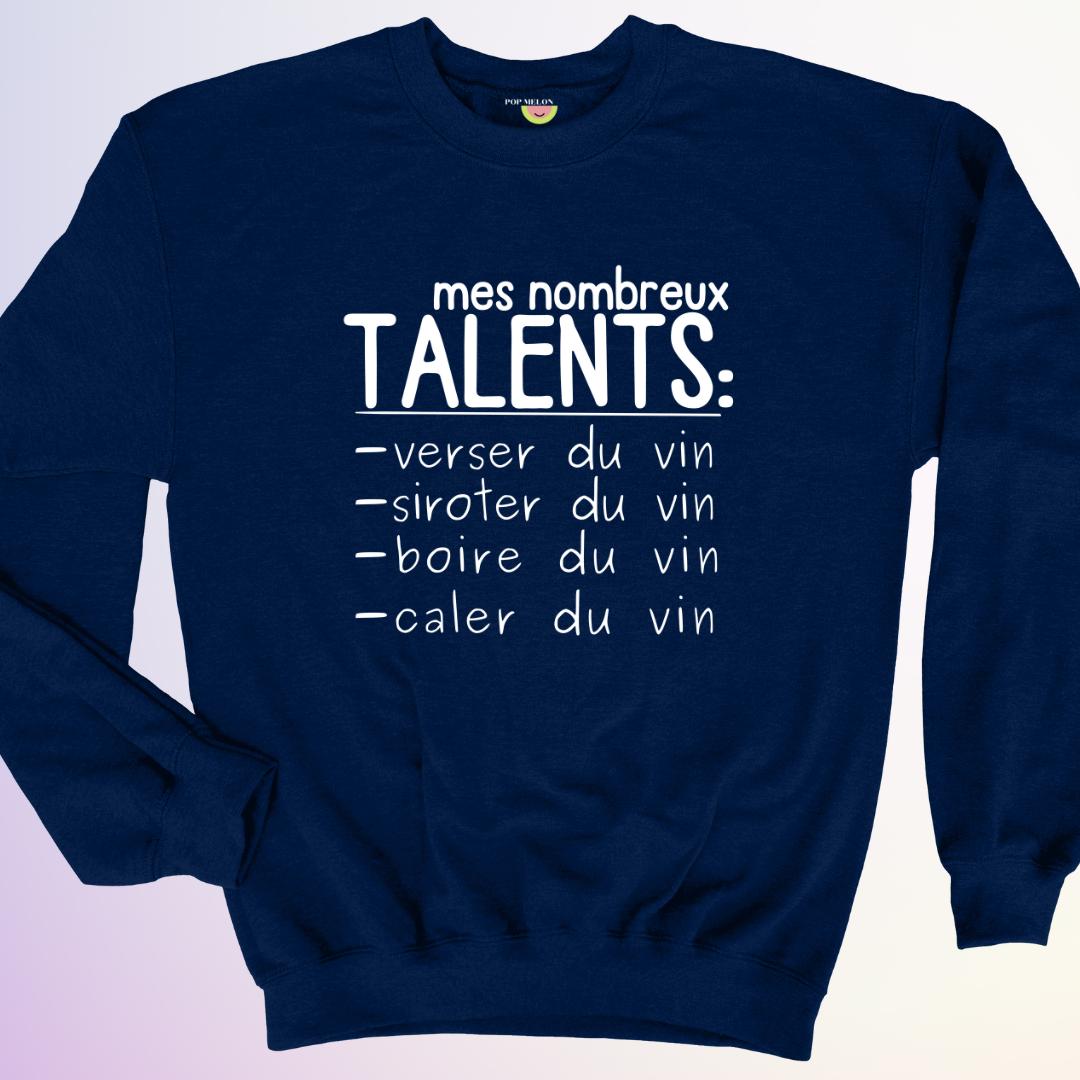 CREWNECK / MES NOMBREUX TALENTS