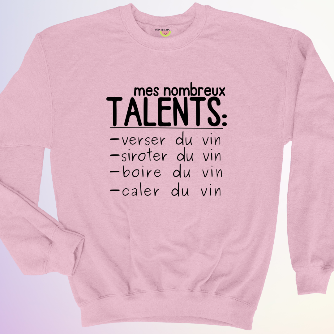 CREWNECK / MES NOMBREUX TALENTS