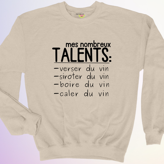 CREWNECK / MES NOMBREUX TALENTS