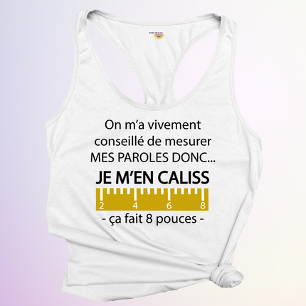 CAMISOLE / MESURER MES PAROLES