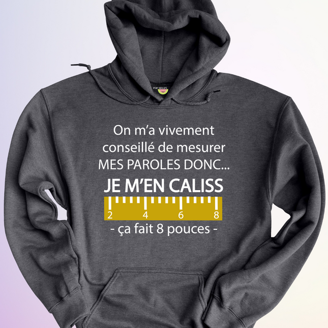 HOODIE / MESURER MES PAROLES