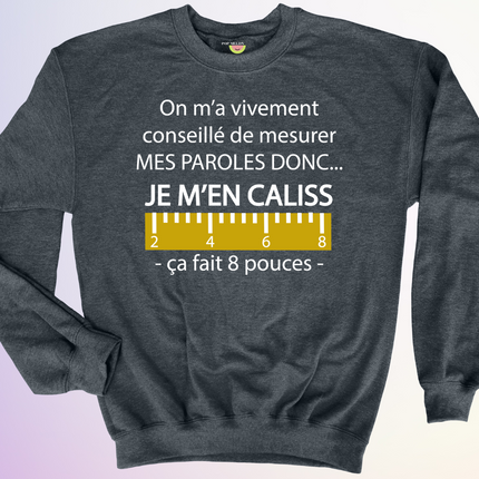 CREWNECK / MESURER MES PAROLES